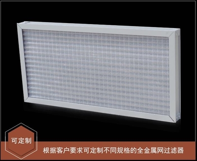 鋁金屬工業初效過濾器 LVSAN折疊式全金屬初效過濾器詳解